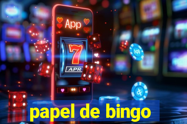 papel de bingo